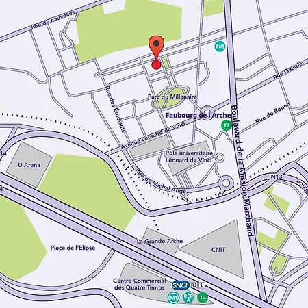 Sejours & Affaires Grande Arche 2*